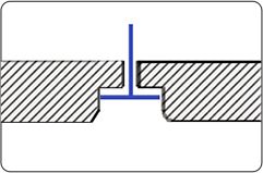 Beveled Tegular Edge