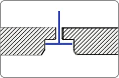 Beveled Tegular Edge